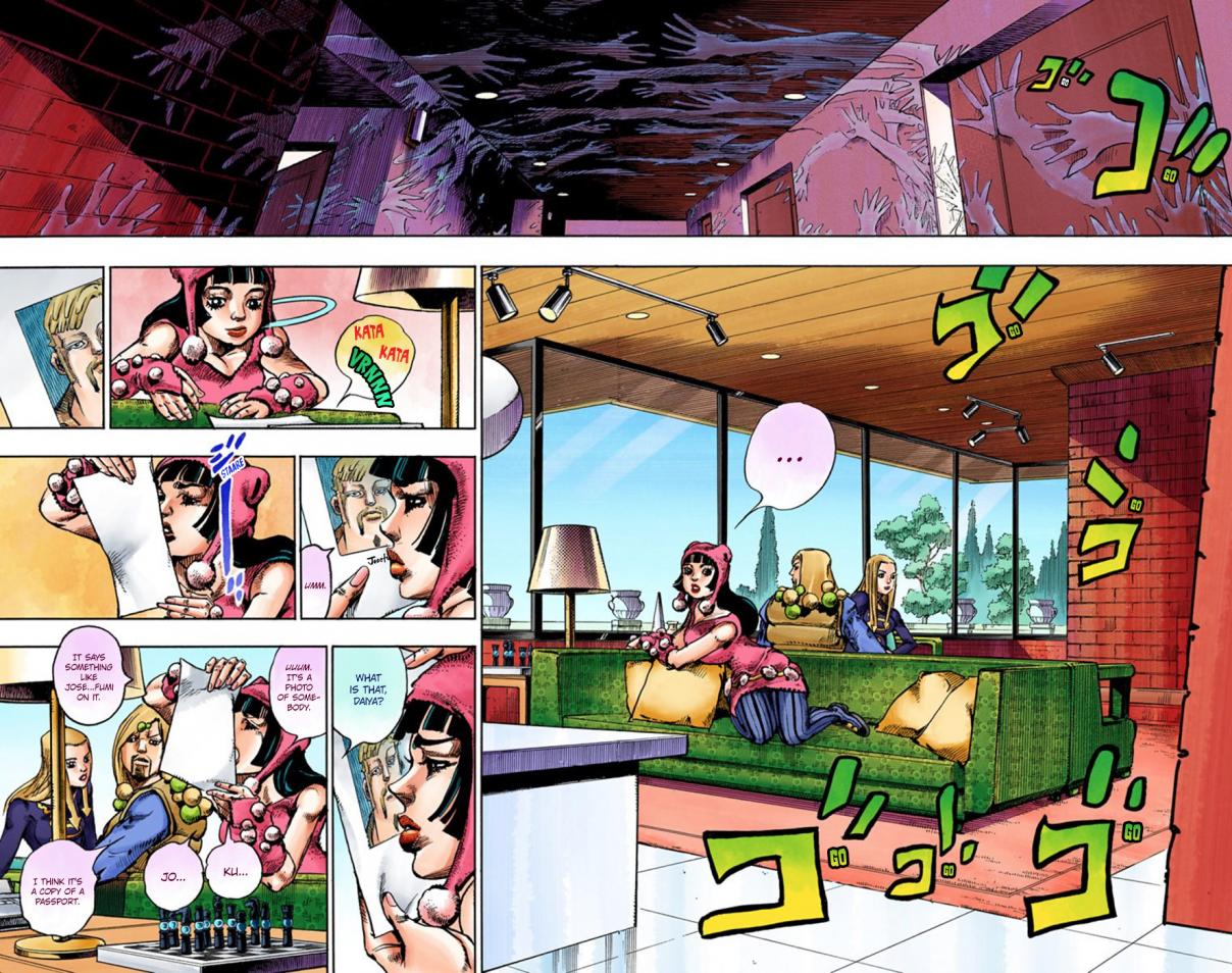 JoJo's Bizarre Adventure Part 8 JoJolion [Official Colored] Vol. 12 Ch. 48 Hato chan Brought a Boyfriend Over Part 2