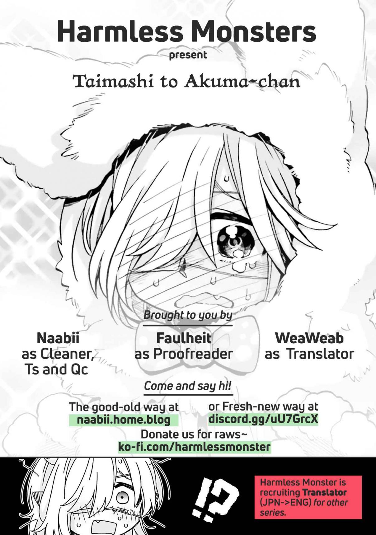 Taimashi to Akuma chan Vol. 2 Ch. 21.1 Bonus episode (14 21)