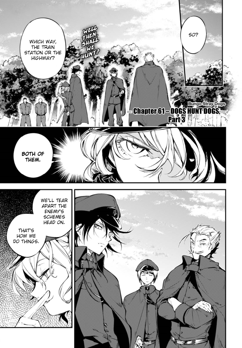 Bungo Stray Dogs Vol. 15 Ch. 61 Dogs Hunt Dogs Part 3