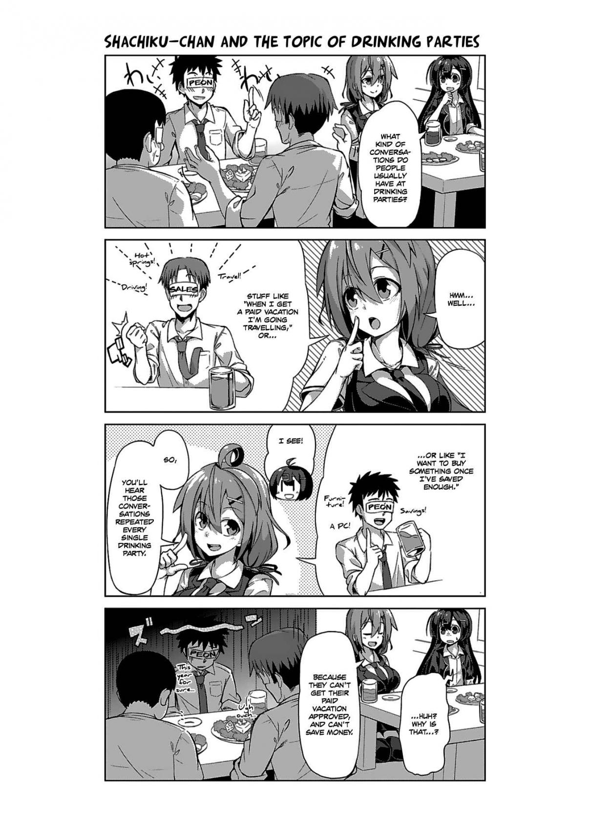 Ikinokore! Shachiku chan Vol. 2 Ch. 7 The Story of a Fun Drinking Party