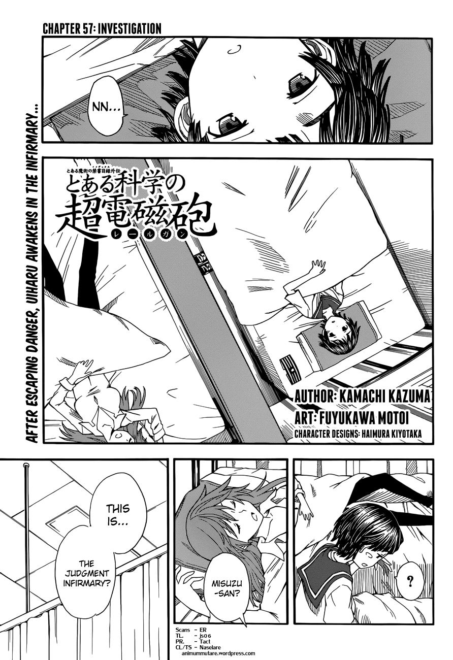 Toaru Kagaku no Choudenjihou Vol. 9 Ch. 57 Investigation