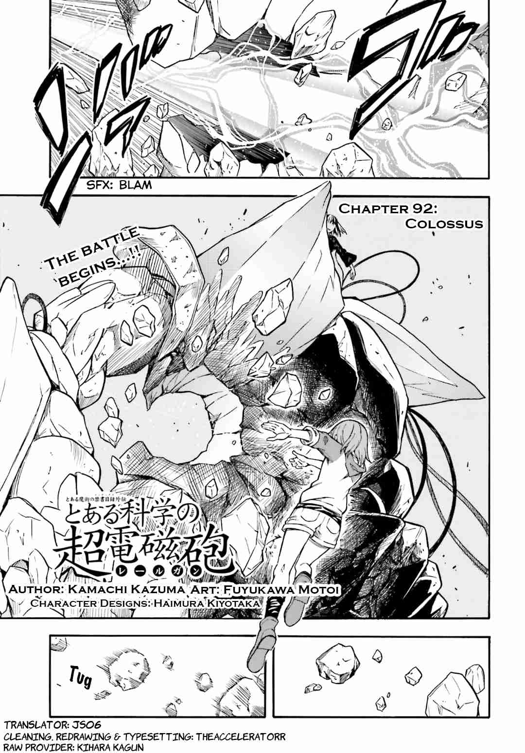 Toaru Kagaku no Choudenjihou Vol. 13 Ch. 92 Colossus
