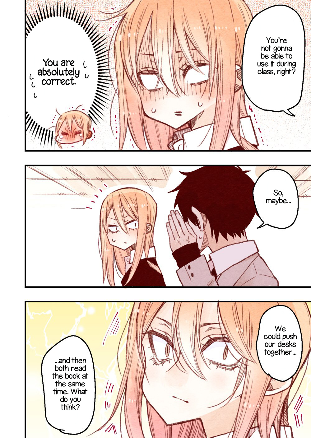 The Feelings of a Girl with Sanpaku Eyes Vol. 1 Ch. 3 The Textbook