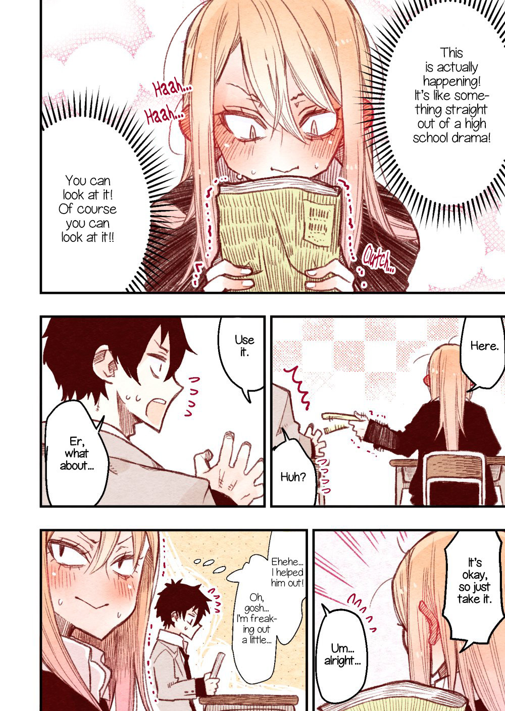 The Feelings of a Girl with Sanpaku Eyes Vol. 1 Ch. 3 The Textbook