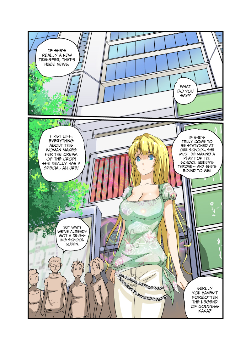 From Today I'll be a Goddess Ch. 7 School Queen Smackdown