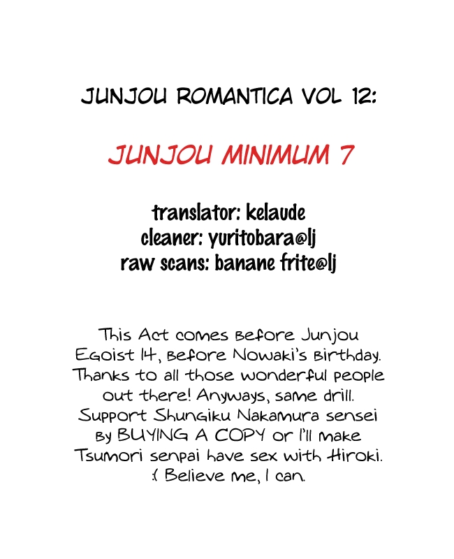 Junjou Minimum Vol. 1 Ch. 7