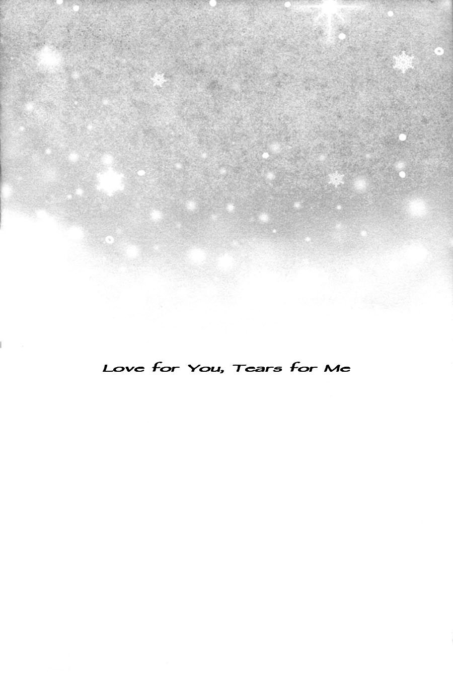Yuri!!! on Ice Love for You, Tears for Me (Doujinshi) Oneshot