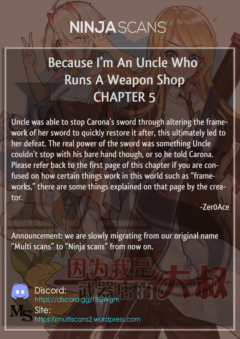 Because I'm An Uncle Who Runs A Weapon Shop Ch. 5 Chapter 5