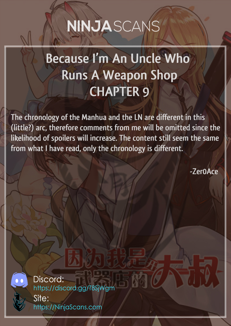 Because I'm An Uncle Who Runs A Weapon Shop Ch. 9 Chapter 9