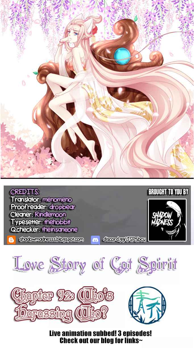 Love Story of Cat Spirit Ch. 92 Who's harassing who?