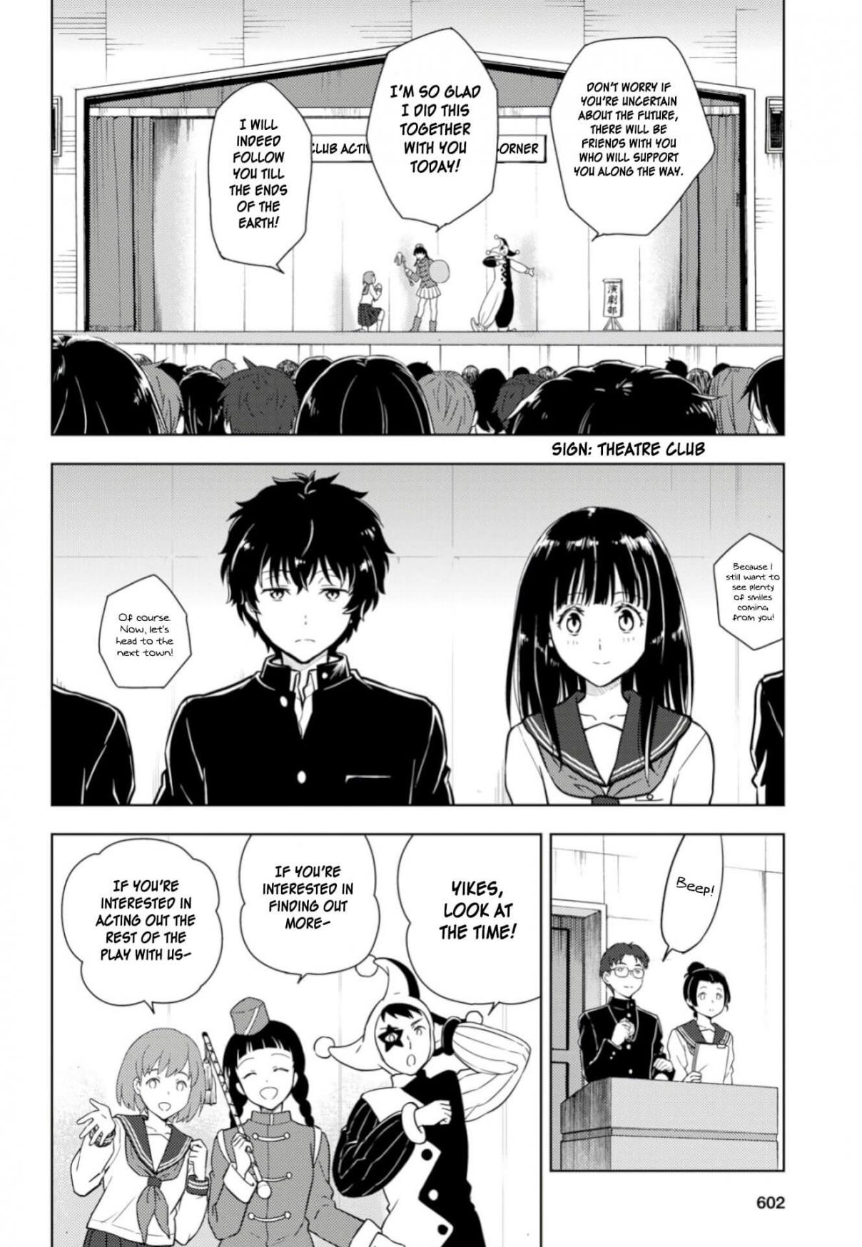 Hyouka Ch. 76 Club Applications Right Over Here! ①