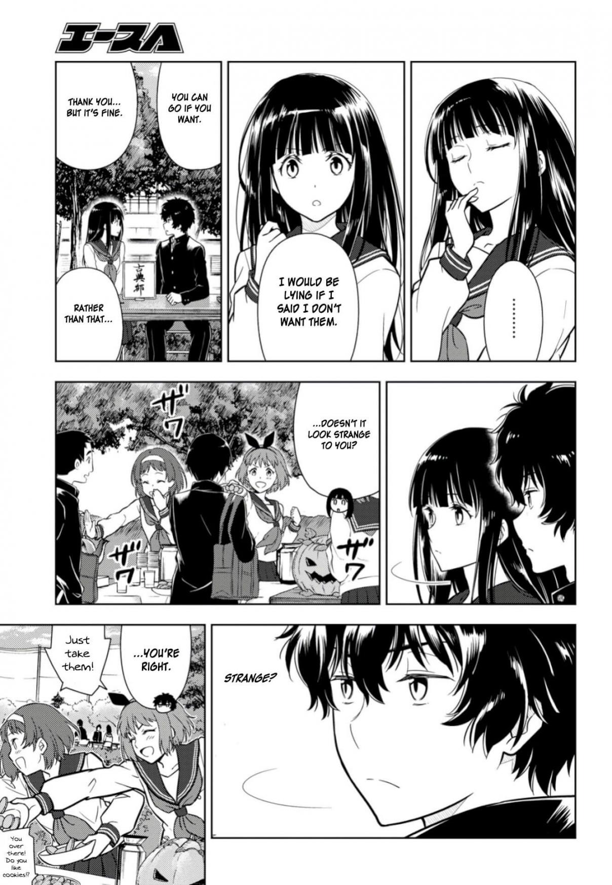Hyouka Ch. 77 Club Applications Right Over Here! ➁