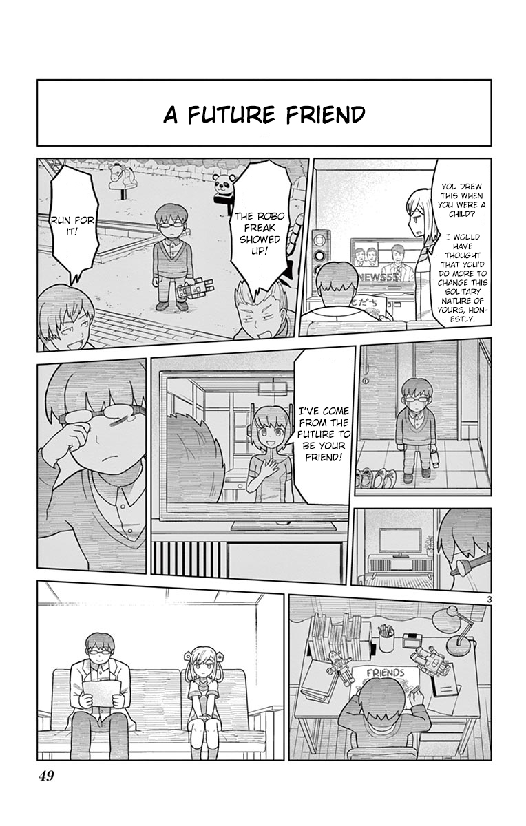 Bocchi Hakase to Robot Shoujo no Zetsubou Teki Utopia Vol. 1 Ch. 4 Lonely Professor and Friends
