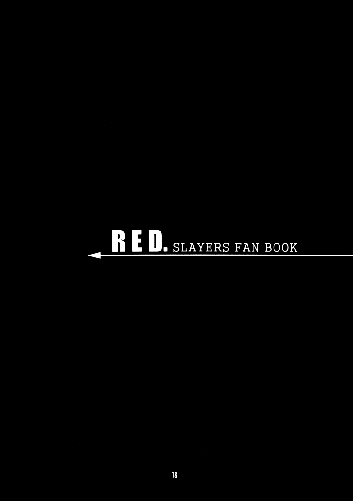 Slayers Red (Doujinshi) Oneshot