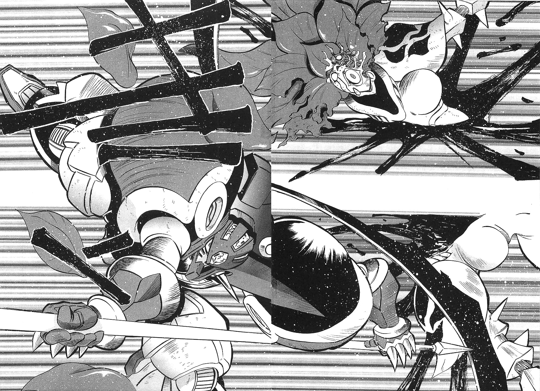 Getter Robo Hien - The Earth Suicide Vol.2 Chapter 9: The Poisonous Rose Dancing in Space