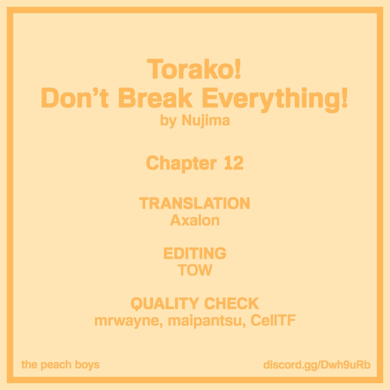 Torako! Don't Break Everything! Vol. 2 Ch. 12 Unspeakable Things Lurk in these Old Walls