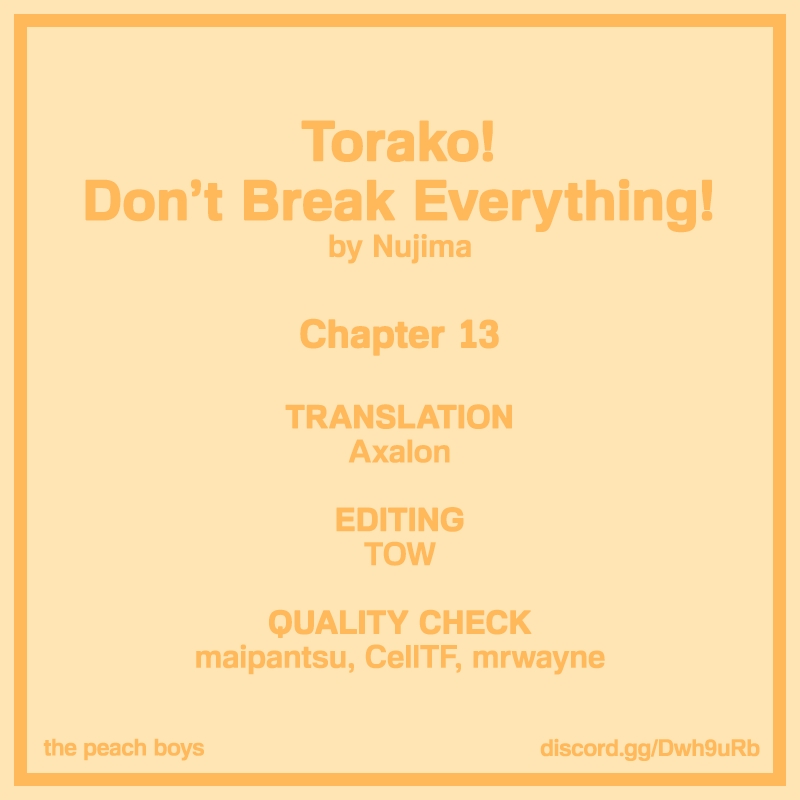 Torako! Don't Break Everything! Vol. 2 Ch. 13 Mashiro's Uniform