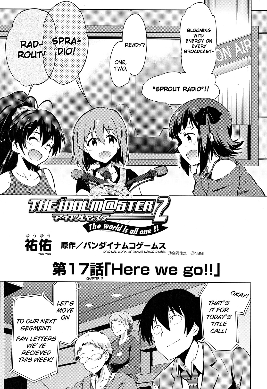 THE iDOLM@STER 2 The world is all one!! Vol. 2 Ch. 17 Here we go!!
