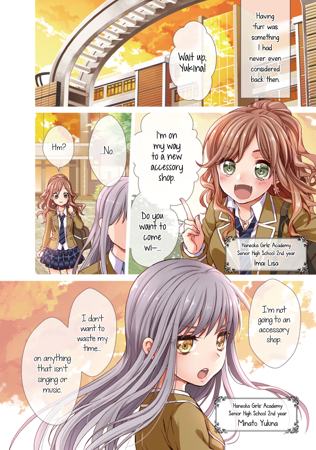 BanG Dream! Girls Band Party! Roselia Stage Vol. 1 Ch. 1 The Perfect Band