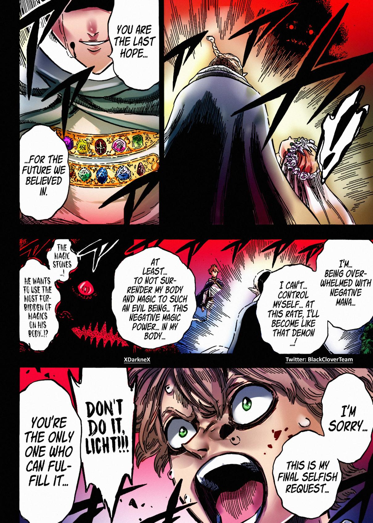 Black Clover (fan coloured) Ch. 204 The Desire for Demise