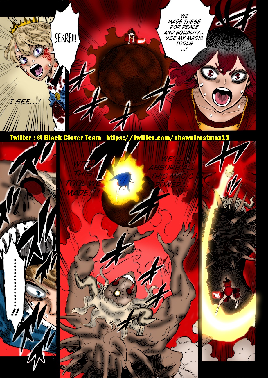Black Clover (fan coloured) Ch. 205 The Truth of 500 Years Ago