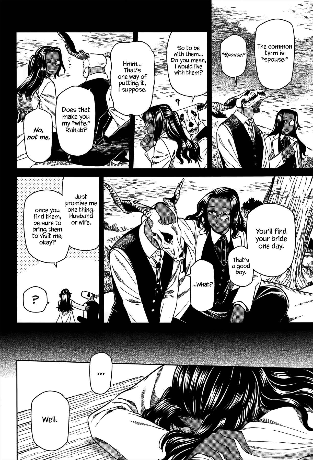 The Ancient Magus' Bride Ch. 52 The cowl does not make the monk. III