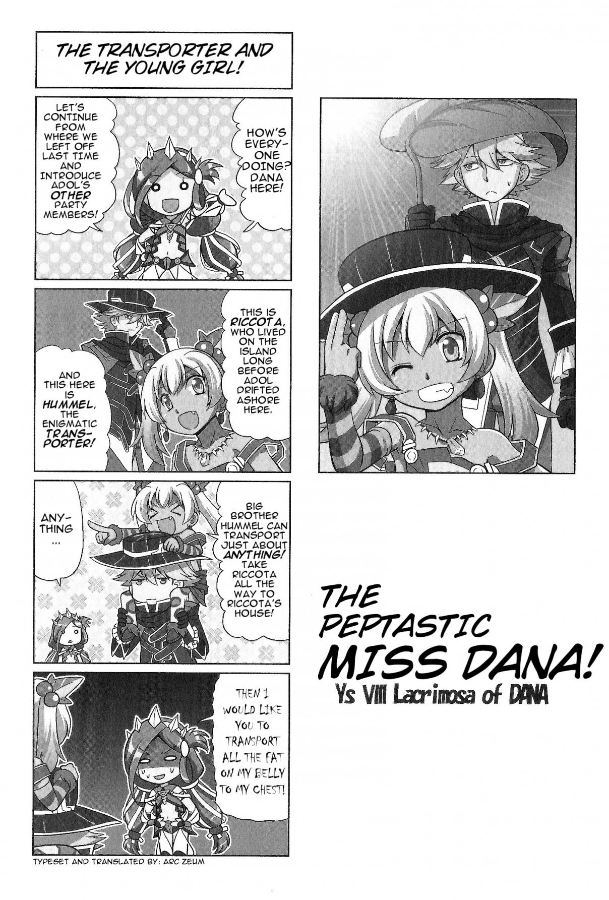 Minna Atsumare! Falcom Gakuen Vol. 6 Ch. 0 The Peptastic Miss Dana!