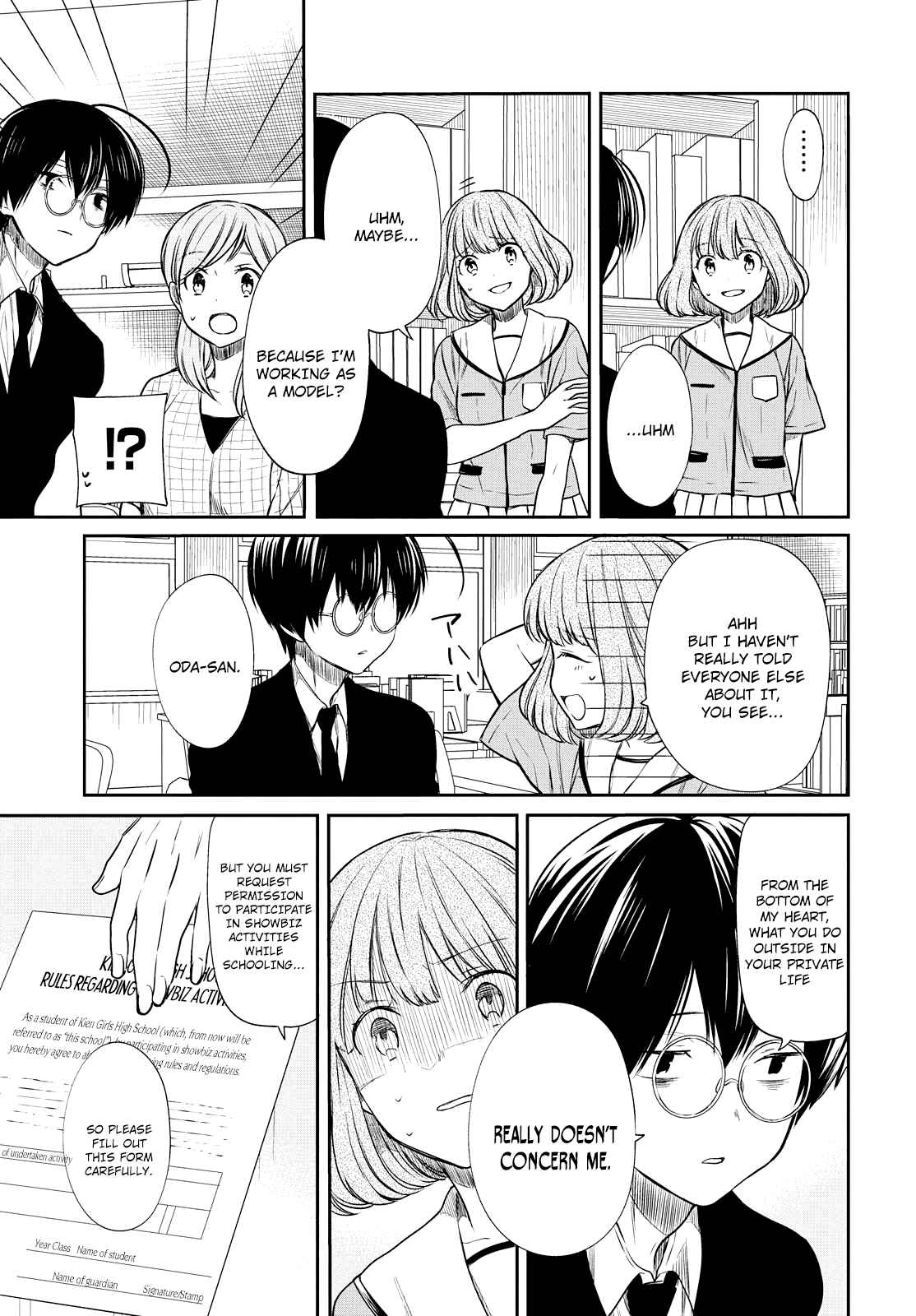 1 nen A gumi no Monster Ch. 9 Sensei, Is It Alright This Way?