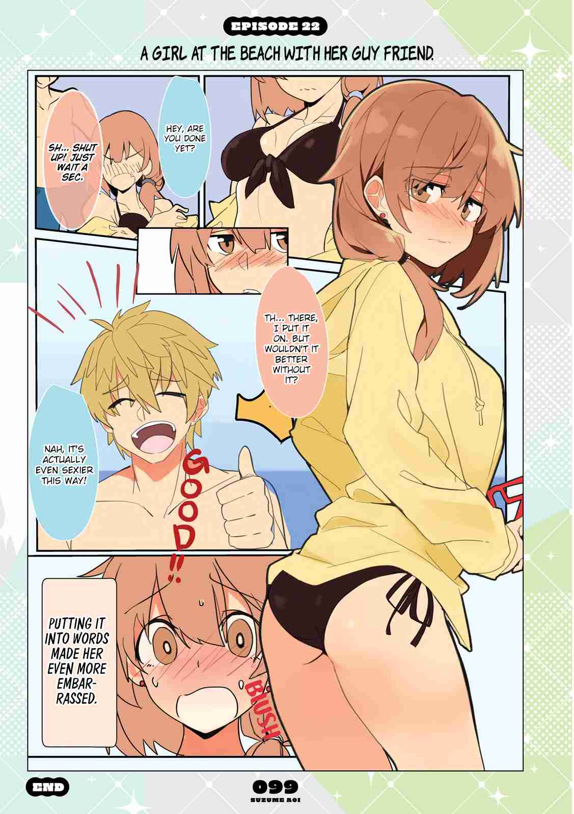 Mousou Timeline Vol. 1 Ch. 9.2 A Girl At The Beach With Her Guy Friend
