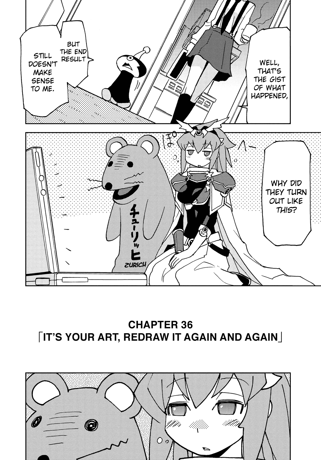 Choukadou Girl 1/6 Vol.4 Chapter 36: It's Your Art, Redraw It Again and Again