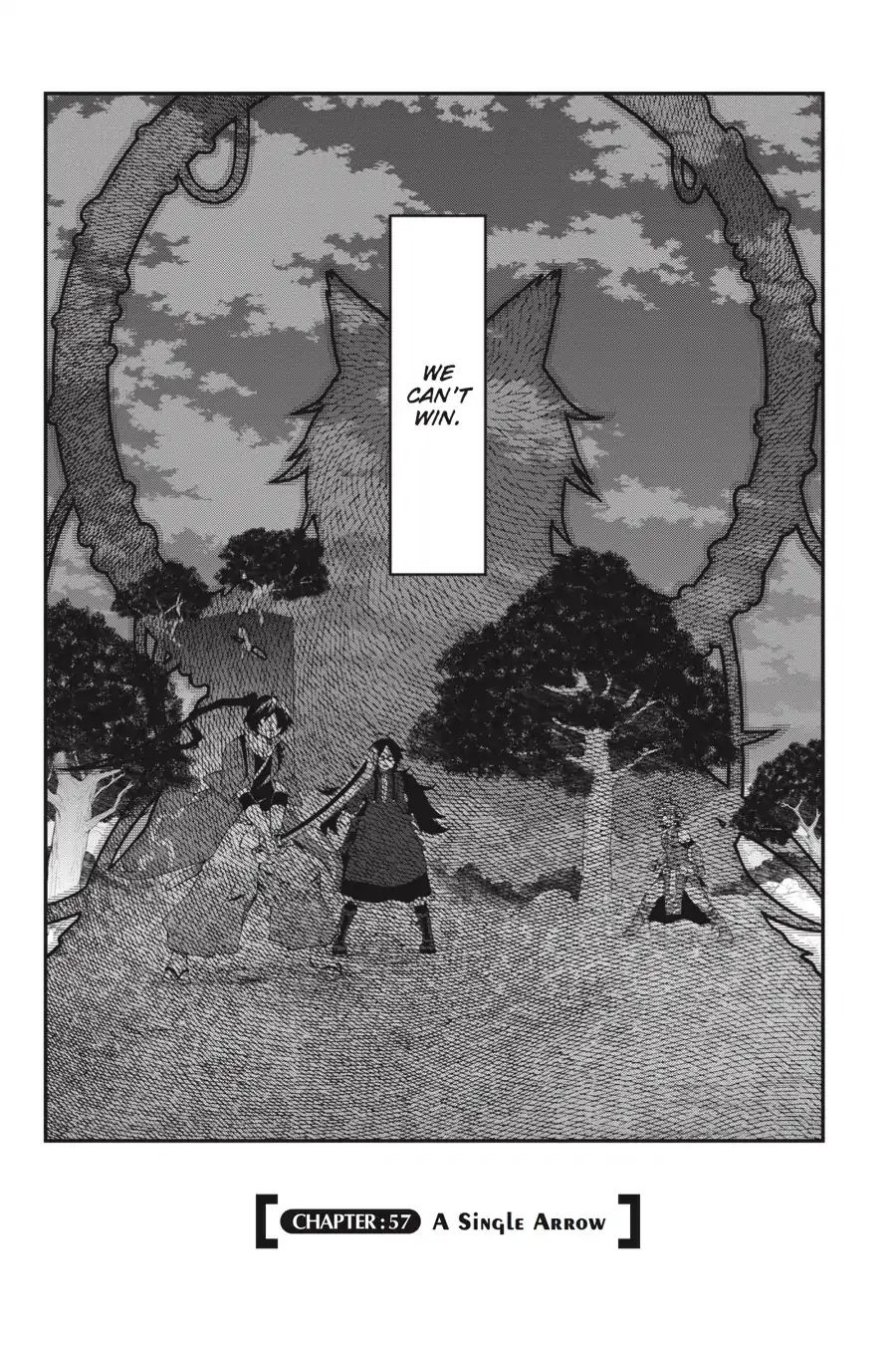 Log Horizon - Nishikaze no Ryodan Vol.10 Chapter 57: A Single Arrow