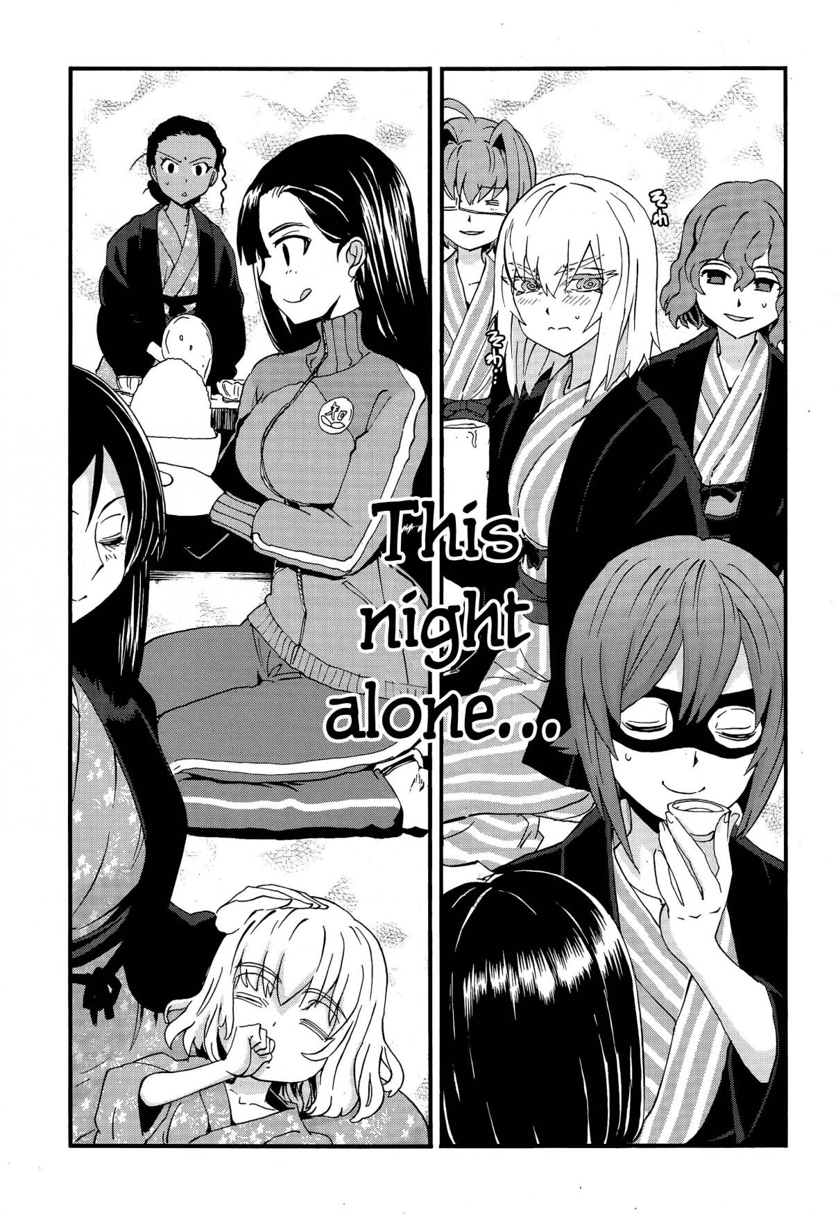 GIRLS und PANZER Ribbon no Musha Vol. 9 Ch. 33 Talks with friends for just one night