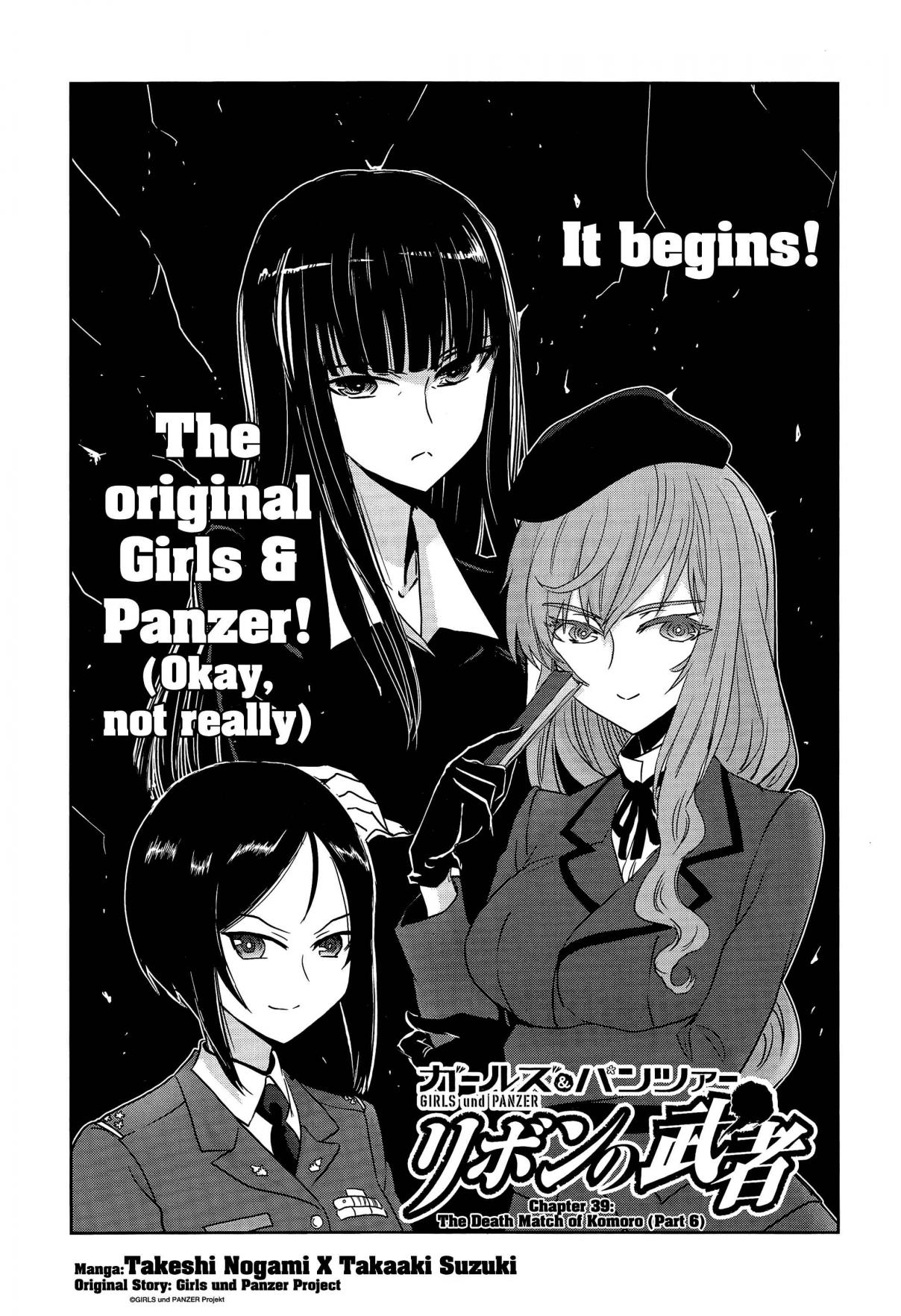 GIRLS und PANZER Ribbon no Musha Vol. 10 Ch. 39 The Death Match of Komoro (Part 6)