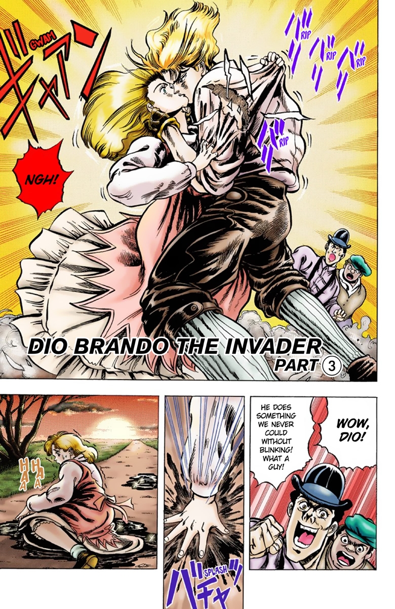 JoJo's Bizarre Adventure Part 1 Phantom Blood [Official Colored] Vol. 1 Ch. 4 Dio Brando the Invader Part 3