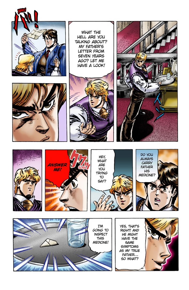JoJo's Bizarre Adventure Part 1 Phantom Blood [Official Colored] Vol. 1 Ch. 7 A Letter from the Past Part 2