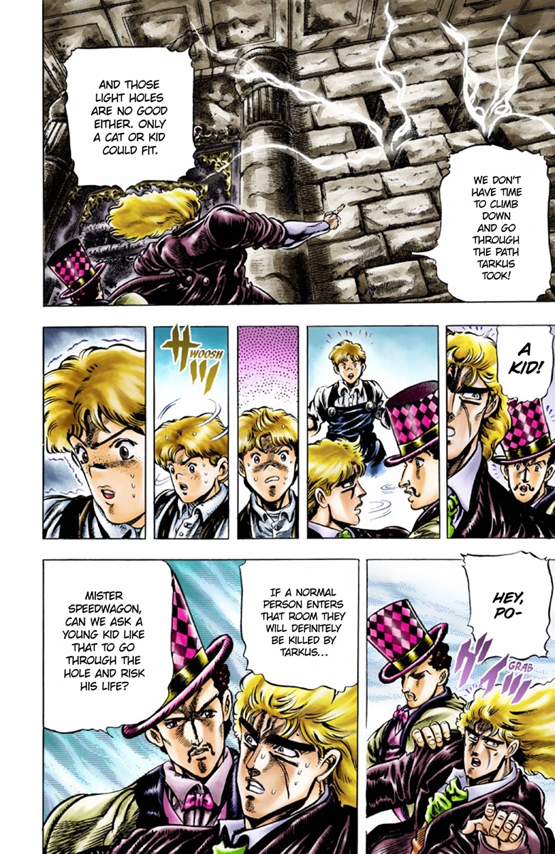 JoJo's Bizarre Adventure Part 1 Phantom Blood [Official Colored] Vol. 4 Ch. 33 Pluck for Tomorrow and the Successor Part 1