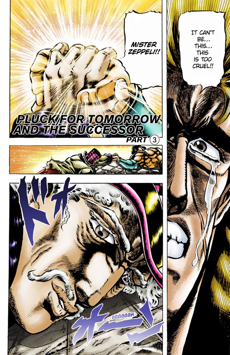 JoJo's Bizarre Adventure Part 1 Phantom Blood [Official Colored] Vol. 4 Ch. 35 Pluck for Tomorrow and the Successor Part 3