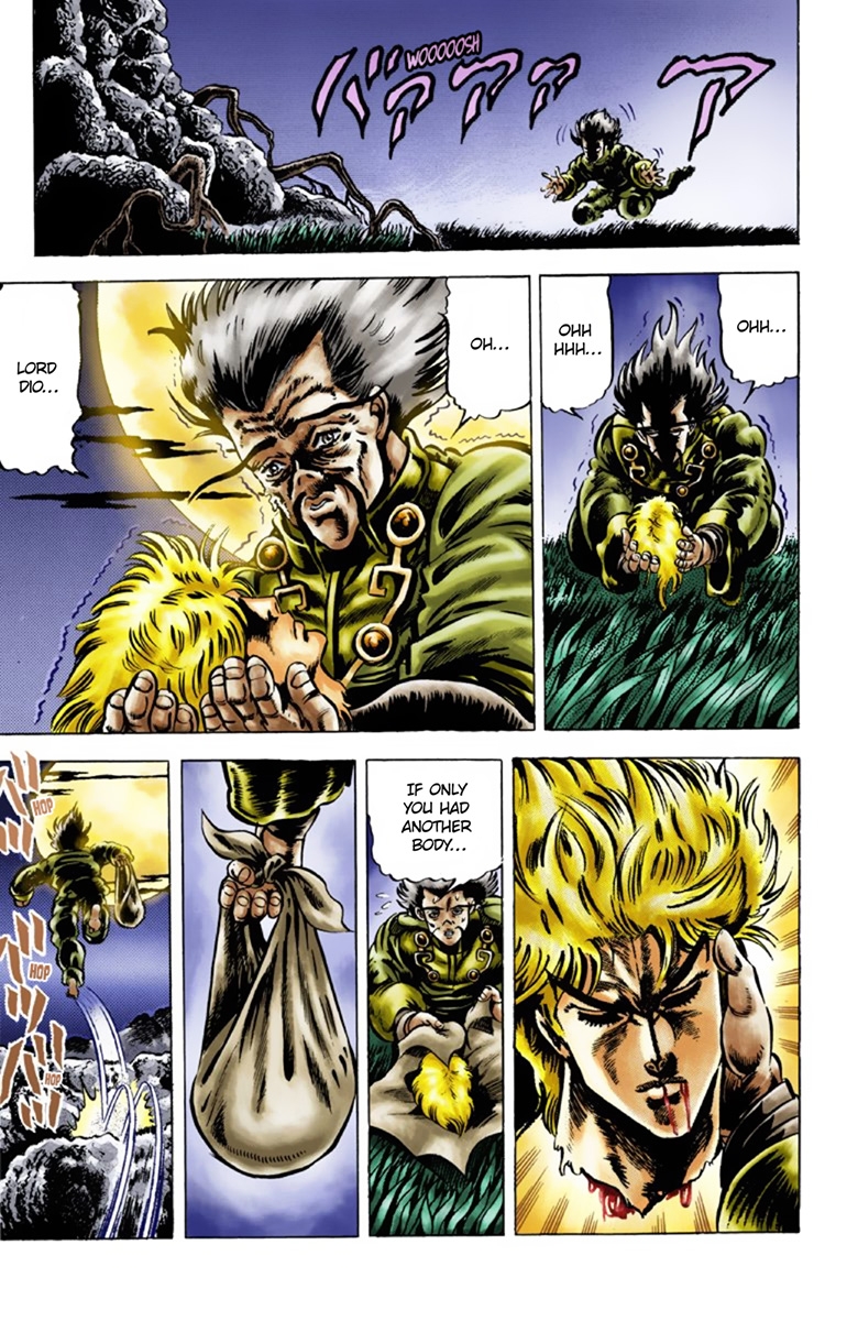 JoJo's Bizarre Adventure Part 1 Phantom Blood [Official Colored] Vol. 5 Ch. 41 Fire and Ice, Jonathan and Dio Part 3