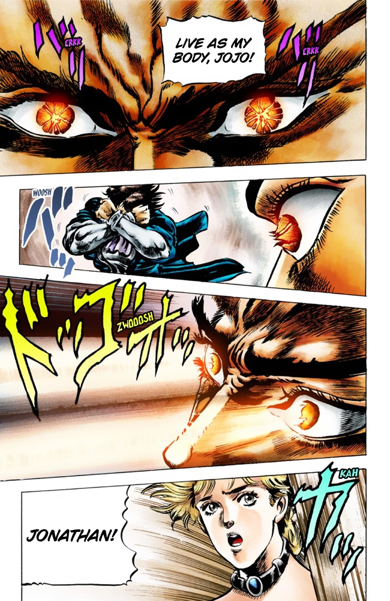 JoJo's Bizarre Adventure Part 1 Phantom Blood [Official Colored] Vol. 5 Ch. 42 Fire and Ice, Jonathan and Dio Part 4