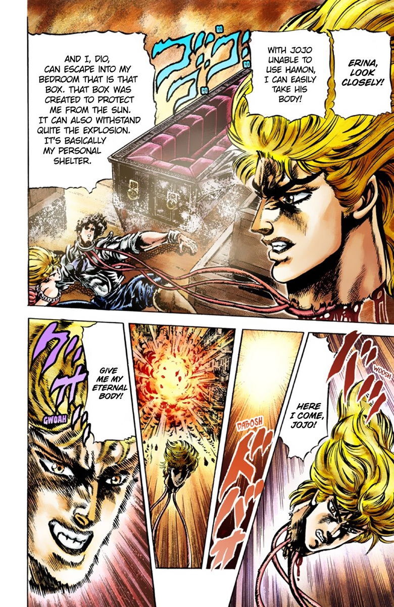 JoJo's Bizarre Adventure Part 1 Phantom Blood [Official Colored] Vol. 5 Ch. 44 Fire and Ice, Jonathan and Dio Part 6