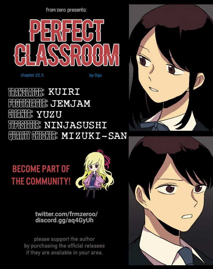 Perfect Classroom Ch. 22.5 Author's Note