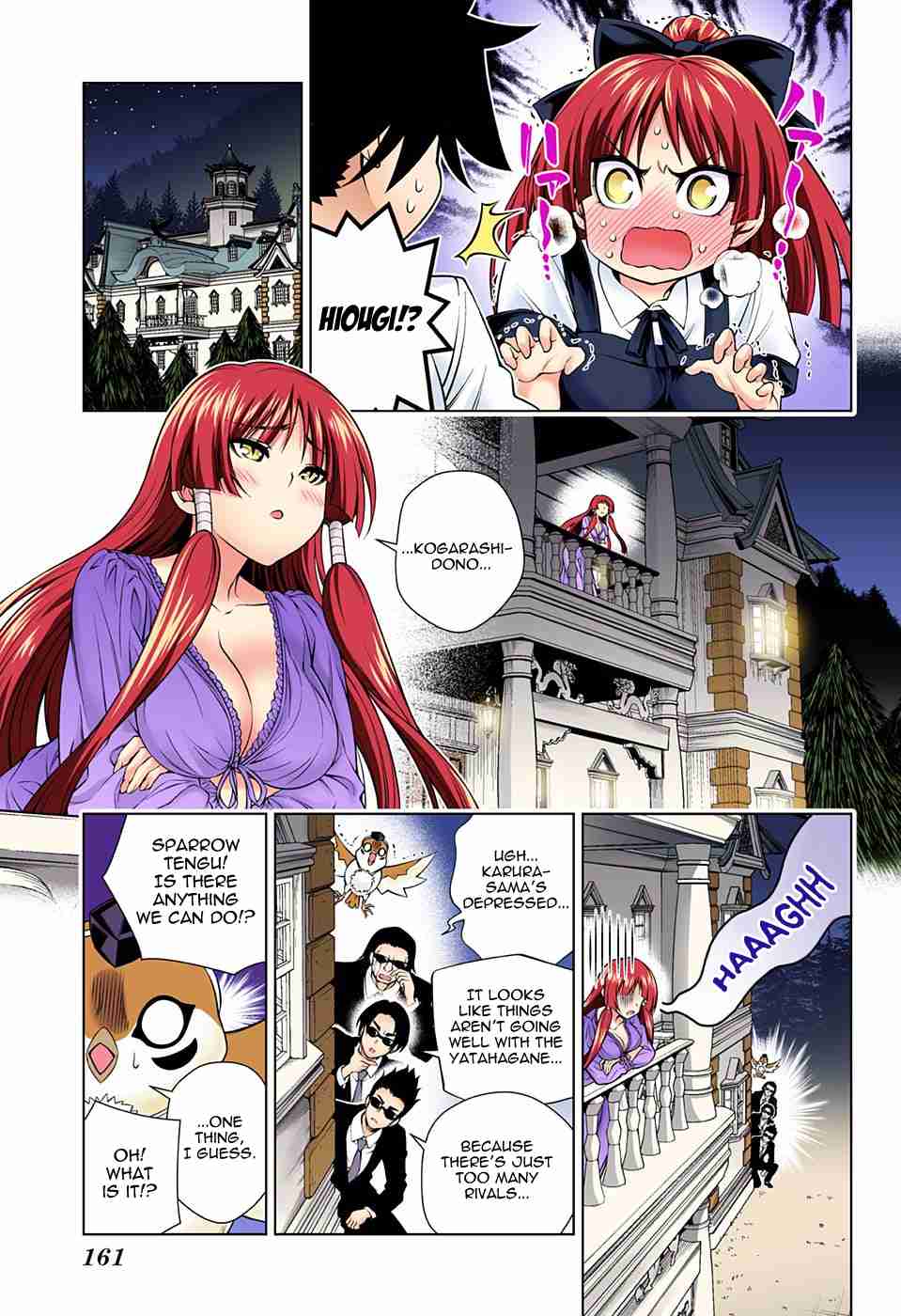 Yuragi sou no Yuuna san Digital Colored Comics Vol. 13 Ch. 115 Karura sama's Struggles
