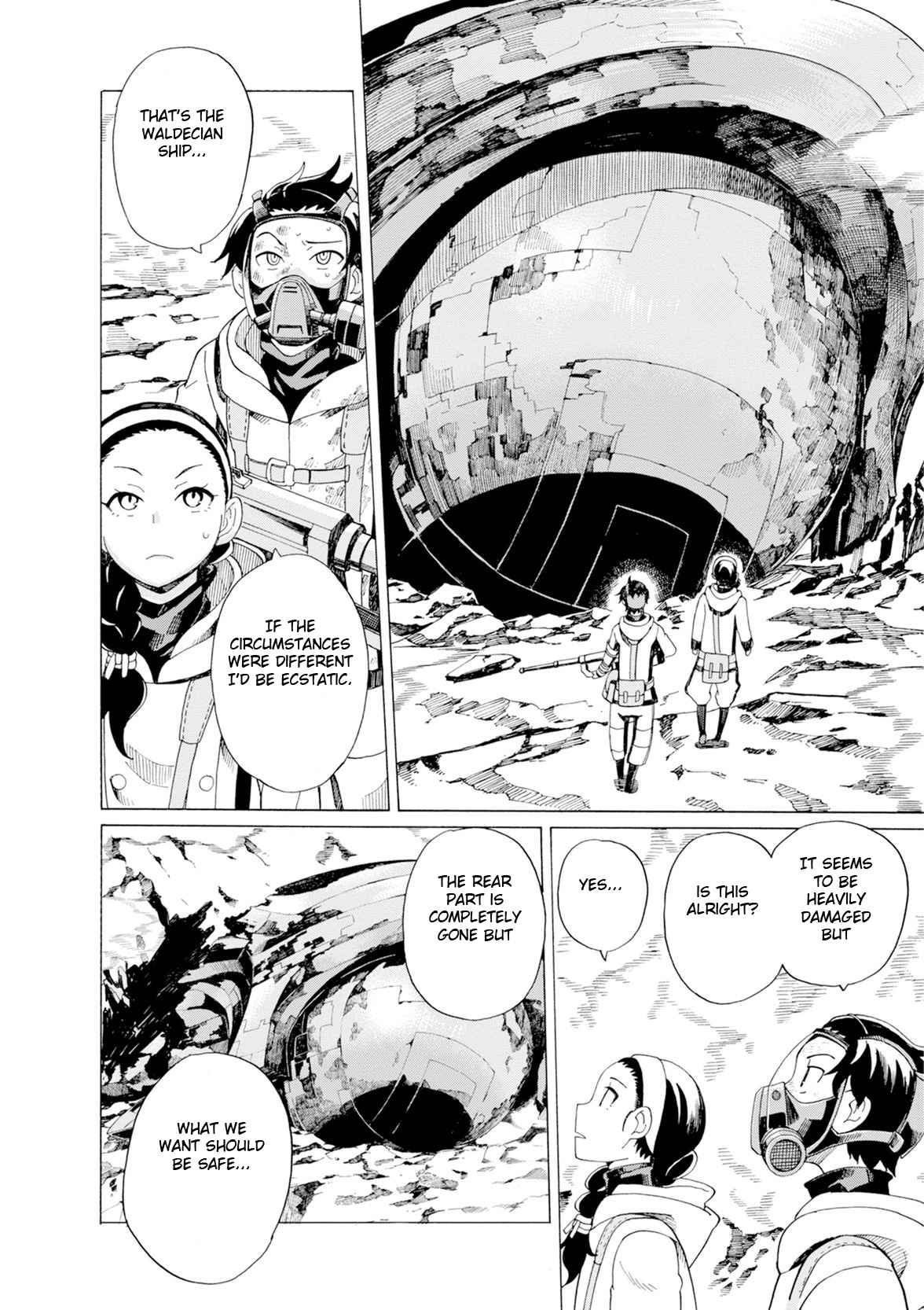 Asebi and Adventurers of Sky World Vol. 6 Ch. 26 Ancient ship and mysterious Licorice