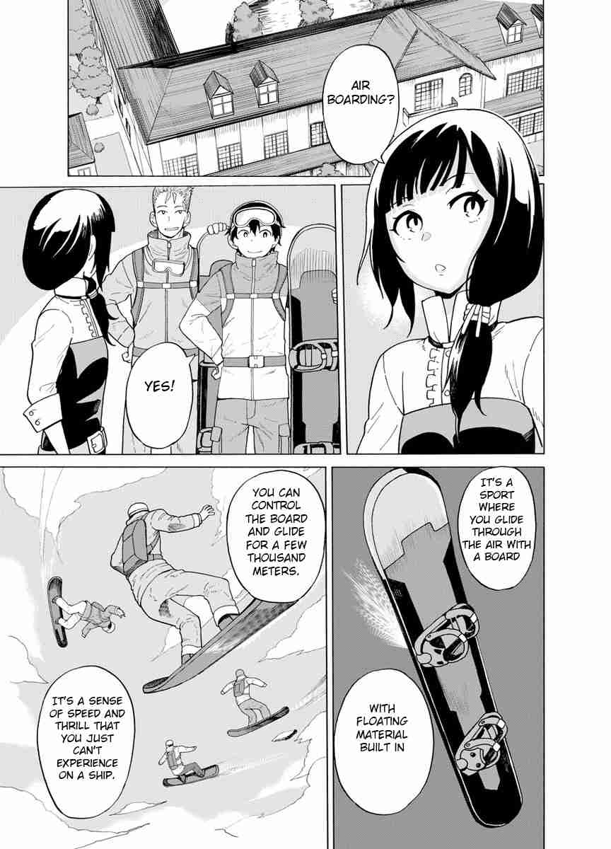 Asebi and Adventurers of Sky World Vol. 8 Ch. 42.5 Asebi and airboarding