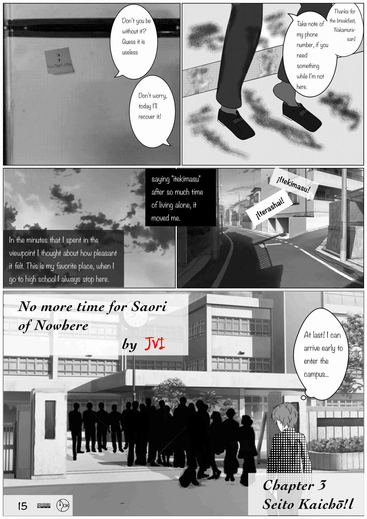 No more time for Saori from Nowhere Vol. 1 Ch. 3 Seito Kaichō!
