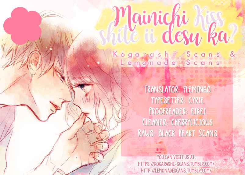 Mainichi Kiss shite ii desu ka? Vol. 3 Ch. 10