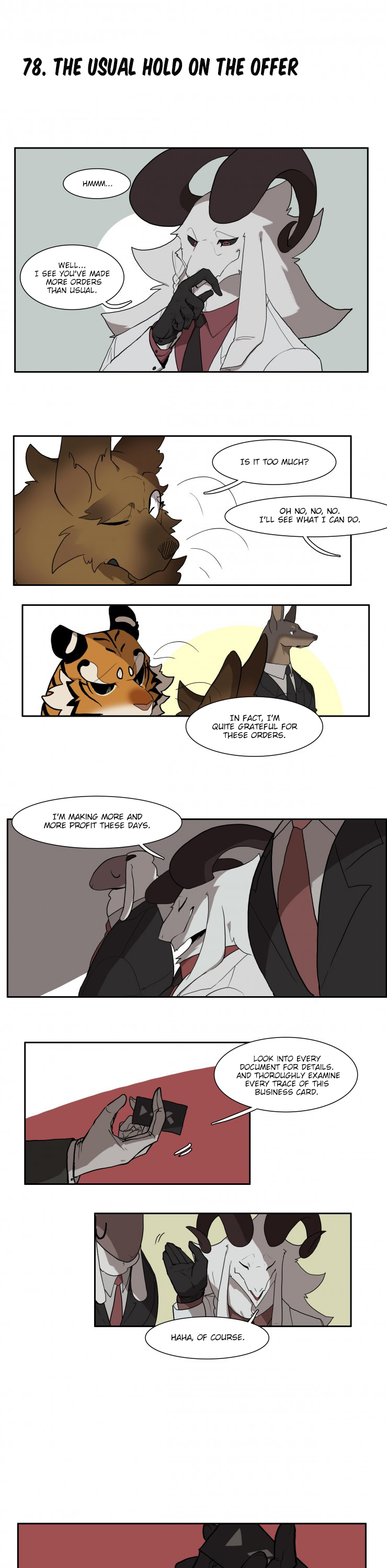 Miss Kitty And Her Bodyguards Ch. 55 The Usual Hold on The Offer
