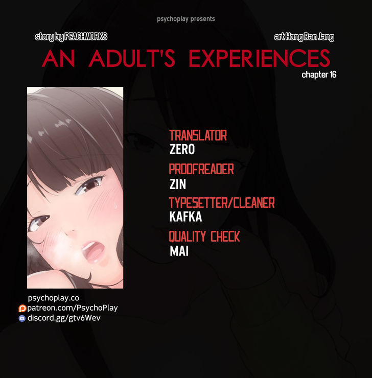 An Adult's Experiences 16