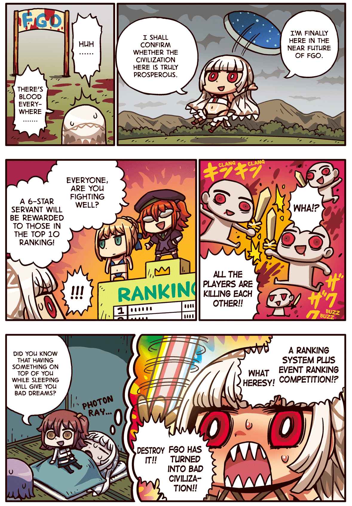 Motto Manga de Wakaru! Fate/Grand Order Ch. 24 Altera and Rankings
