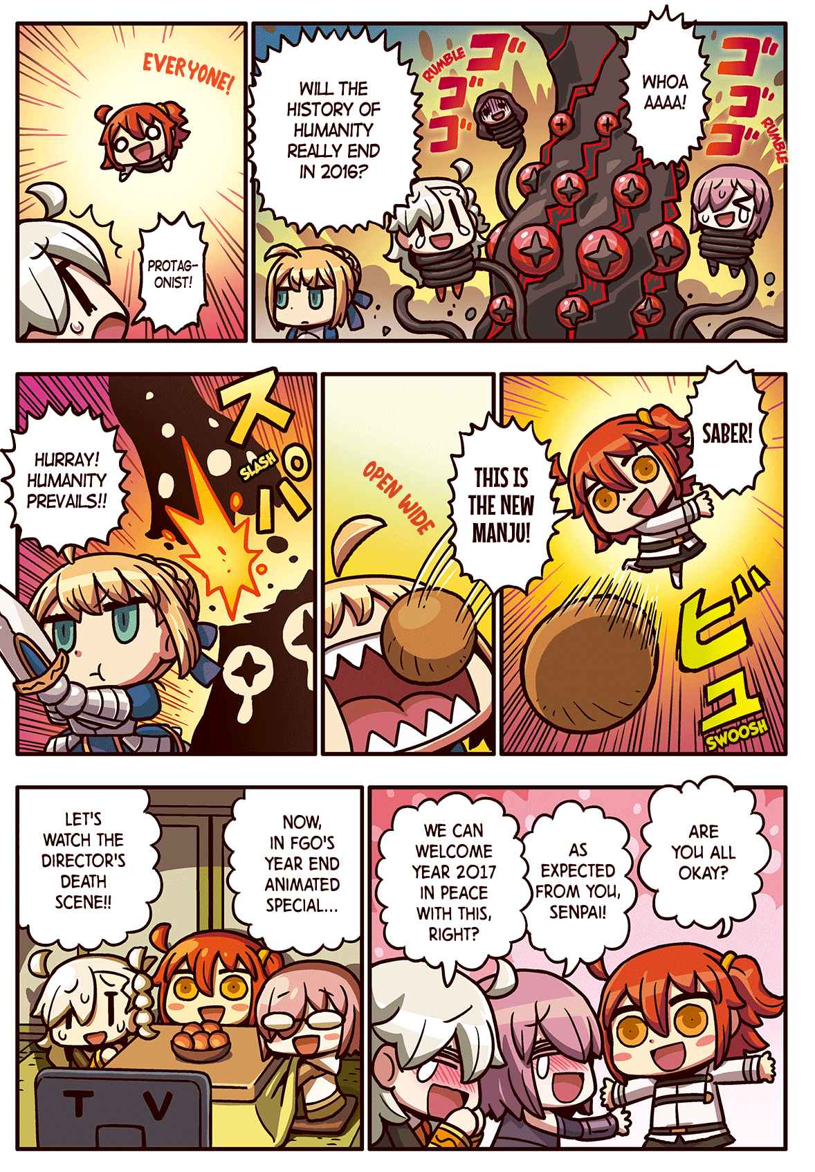 Motto Manga de Wakaru! Fate/Grand Order Ch. 55 Let's Watch Together